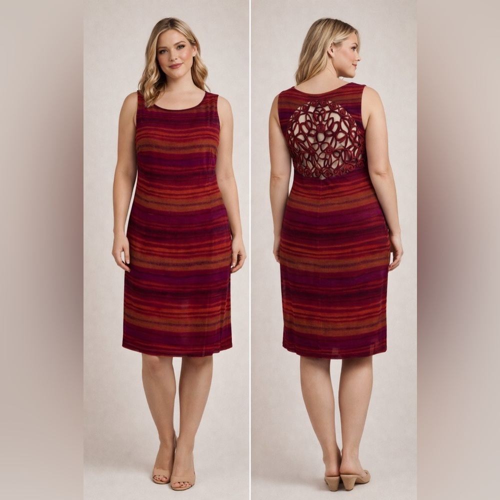David Warren sleeveless dress